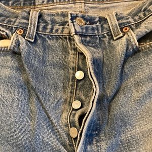 Vintage 501 Levi jeans.  Shrink to fit.  Size is 34x34
